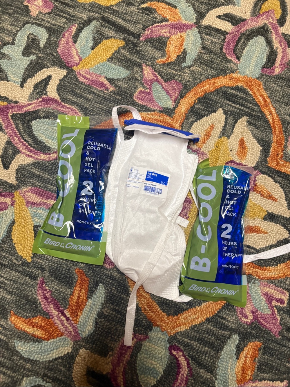 B-COOL reusable cold hot pack 2 hours therapy bundle lot Bird & Cronin set